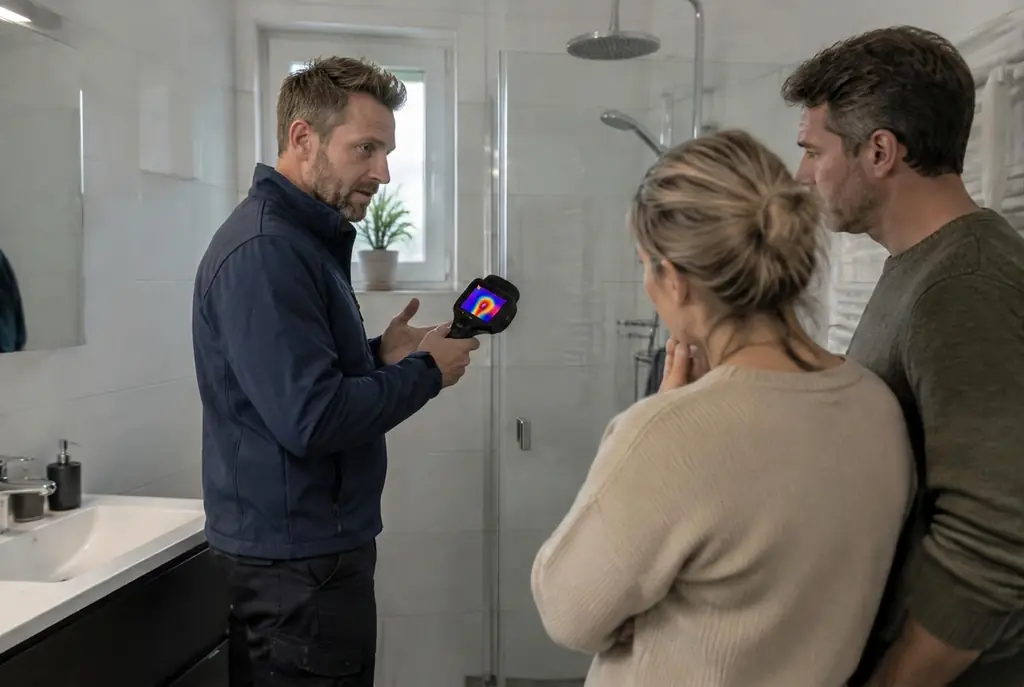 Lekdetectie Leidschendam – specialist legt bevindingen uit aan bewoner